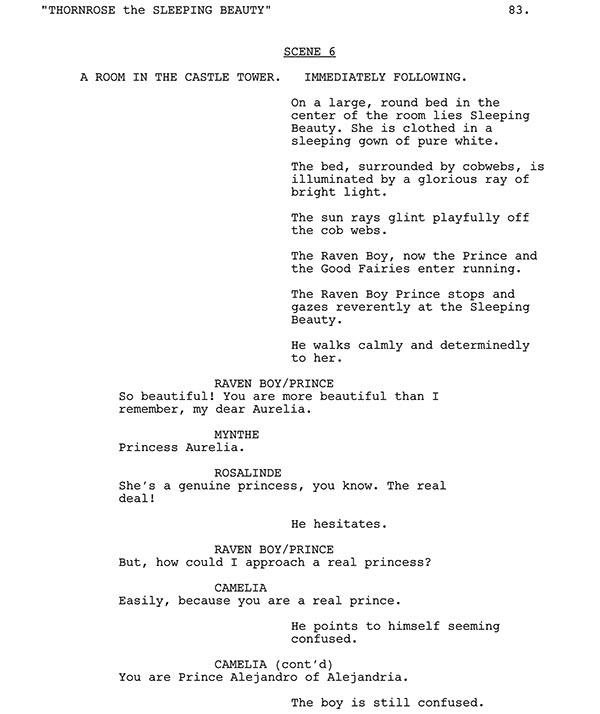 The Awakening Script Sample