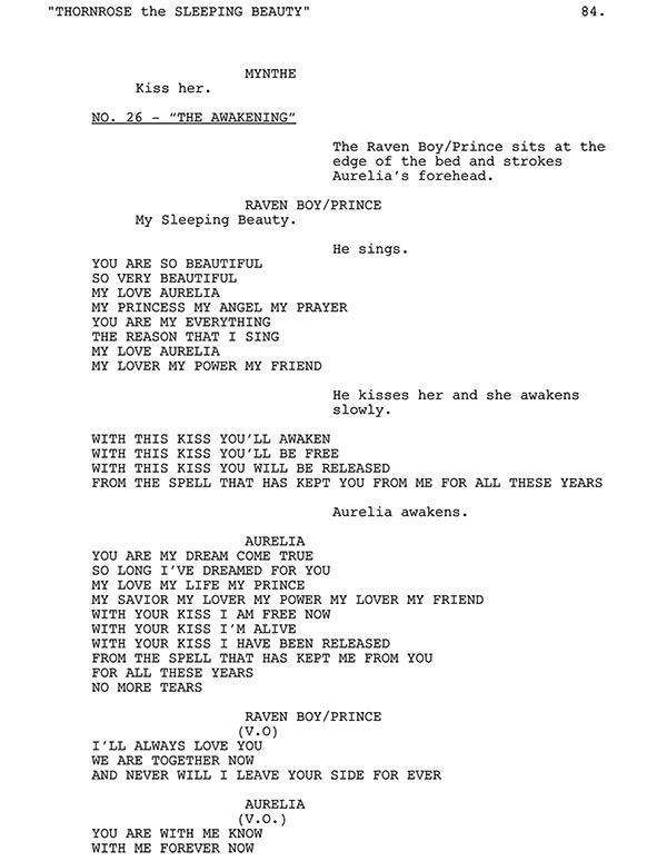 The Awakening Script Sample