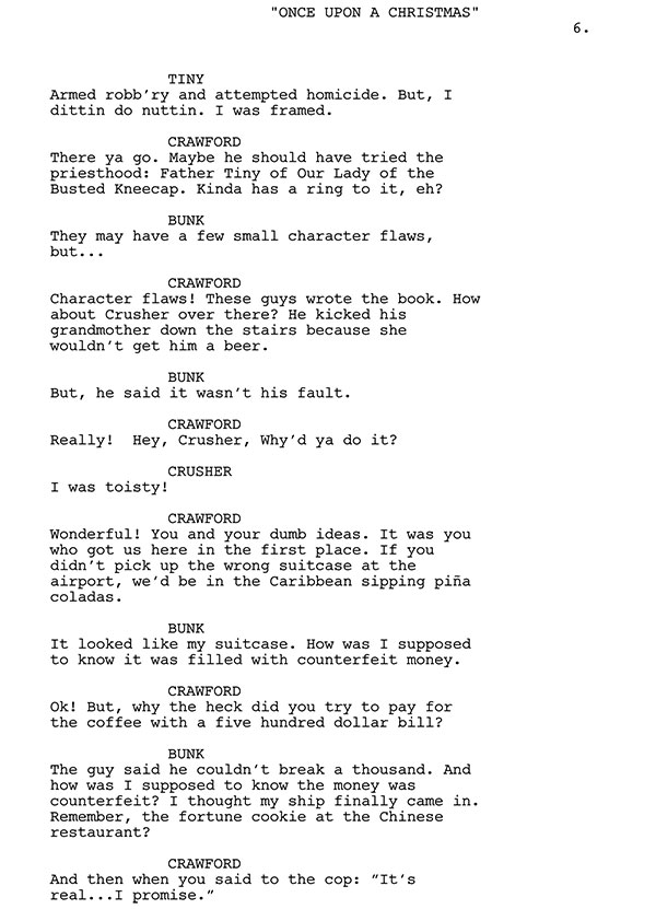 We've Got To Get Out Of Here Script Sample